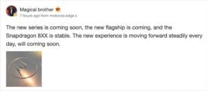 Motorola Edge S made fun of coming soon with the Snapdragon 800 series chipset