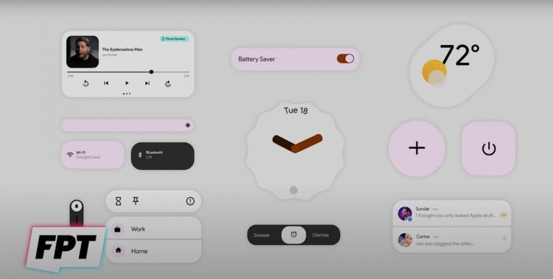 Google is planning a major UI  upgrade for Android 12.Leak suggests-Techweu