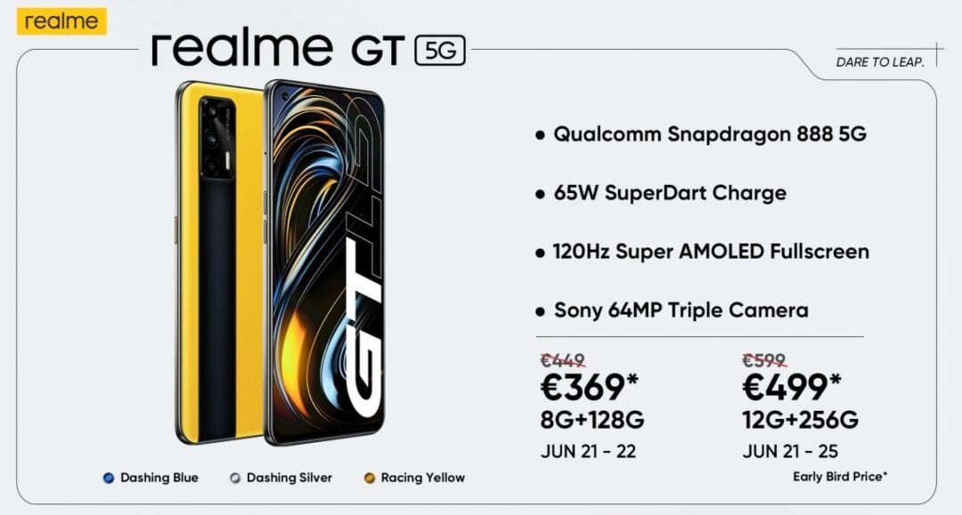Realme GT launched in Europe with robot vaccum cleaner-Techweu1