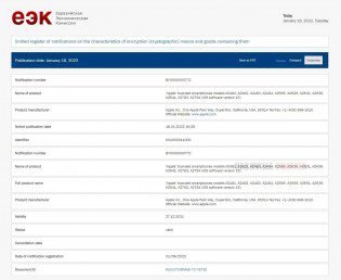 List of Apple smartphones and tablets