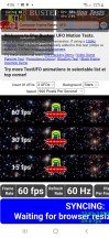 Browsers idling at 60Hz - Samsung Galaxy S22+ S22 Ultra refresh rates explained