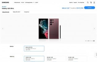 Samsung Czechia: Galaxy S22 Ultra is in stock