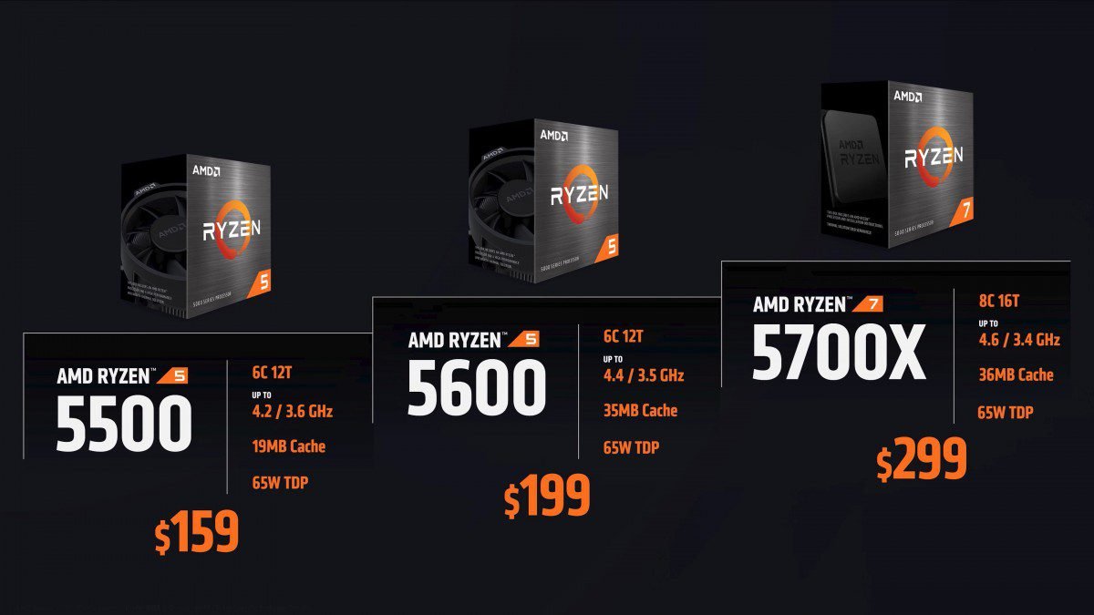 AMD announces new affordable Ryzen 5000 and 4000 series processors