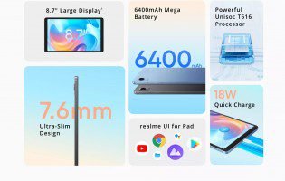 Realme Pad Mini promo images