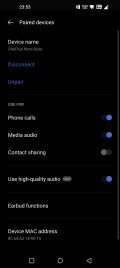 Nord Buds software on OnePlus phones