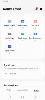 Samsung Wallet app