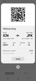 Samsung Wallet app