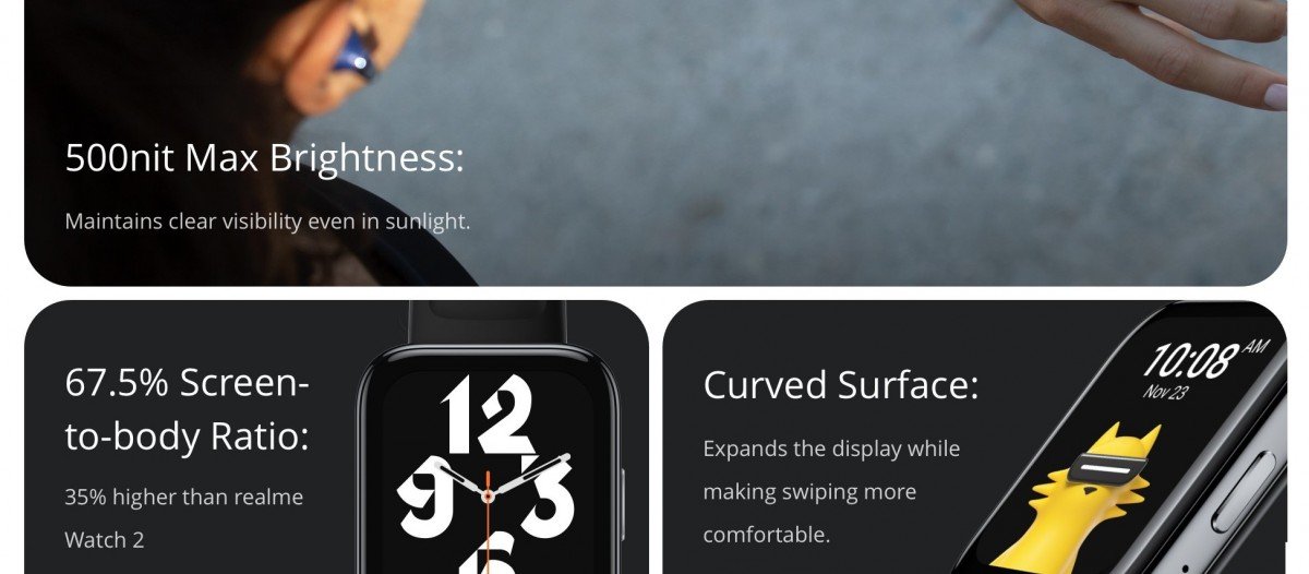 Realme unveils Watch 3, two Bluetooth headsets and a PC monitor