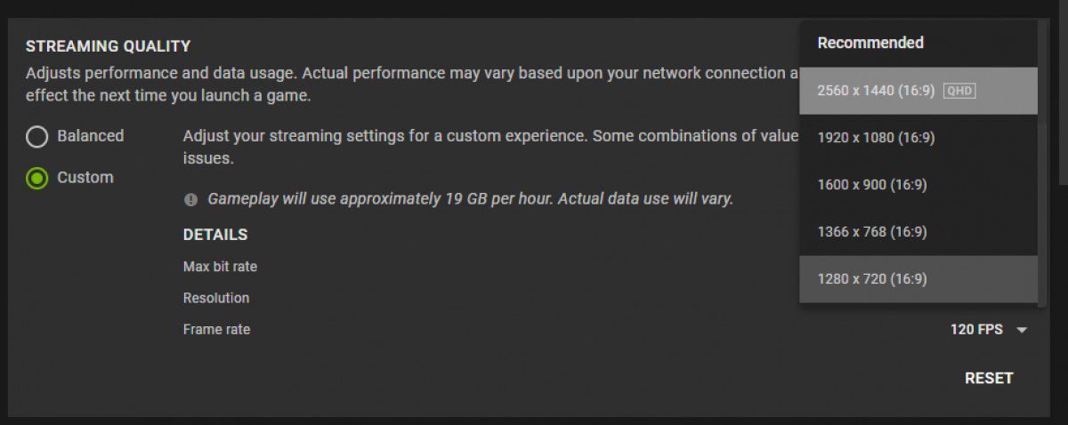 GeForce Now gets upgrade to stream up to 1440p @ 120fps via browser