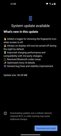 Change log. Note the lighter shade of gray for the background in the updated version.