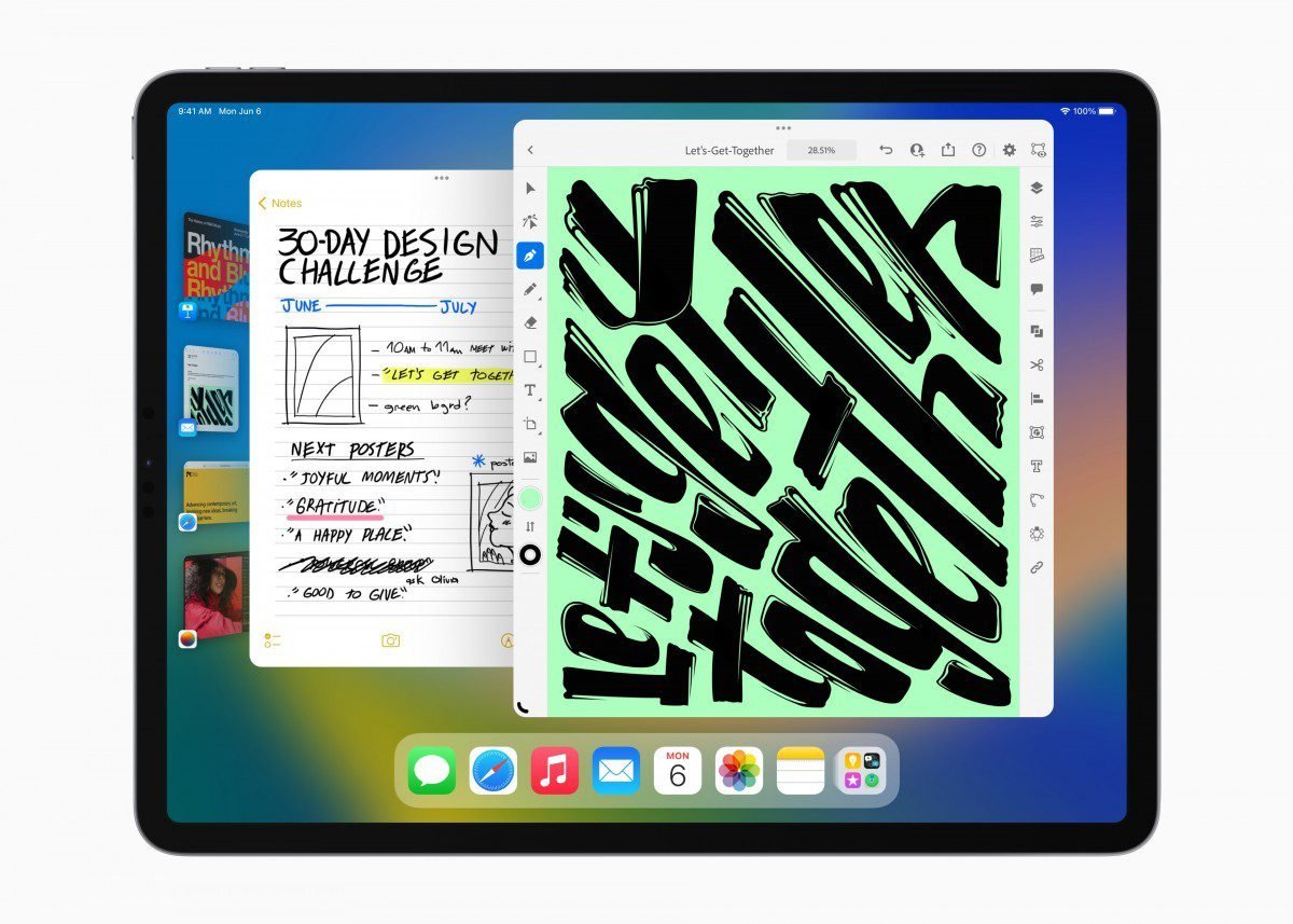 Stage Manager on iPadOS