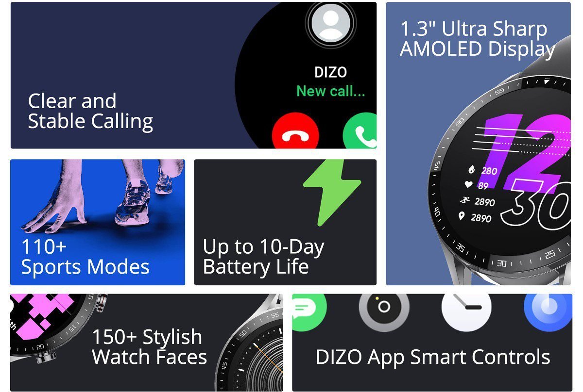 DIZO Watch R Talk and Watch D Talk unveiled with Bluetooth calling feature