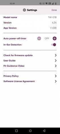 Yamaha Headphone Control app