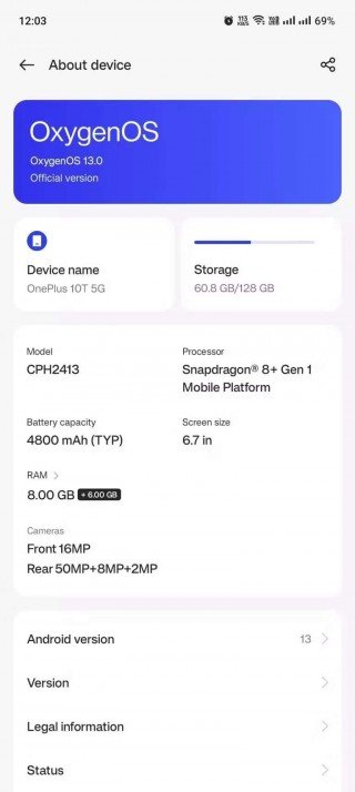 OxygenOS 13