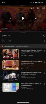 Add to queue on YouTube Premium for Android