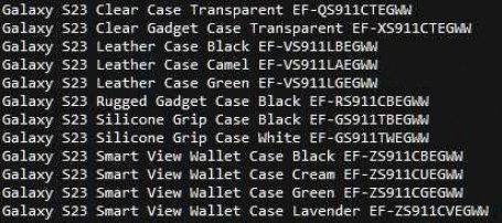 All of the official accessories, image source: Evan Blass