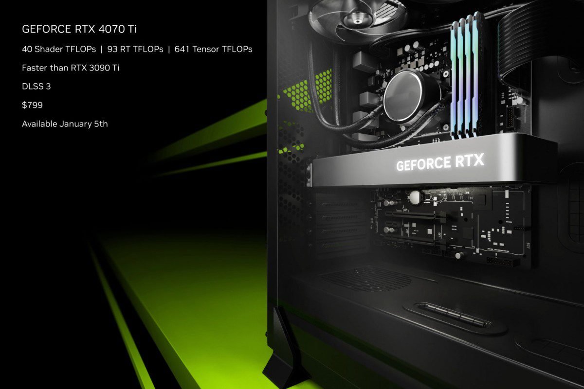Nvidia RTX 4080 12GB rebrands to 4070 Ti, available January 5 for $799