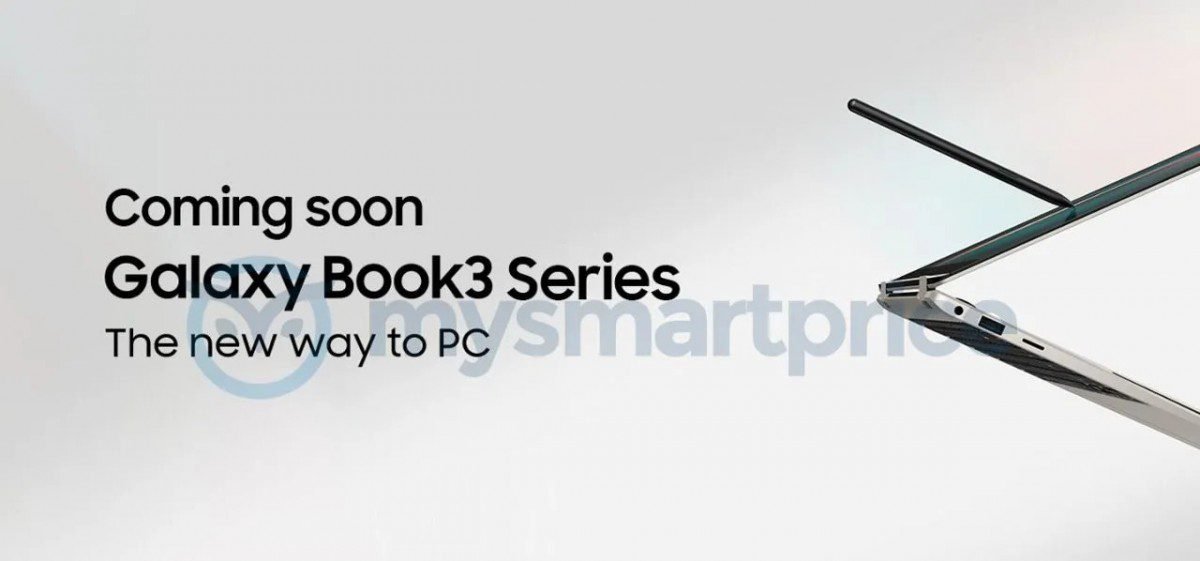 Samsung Galaxy Book3 series specs and poster leak